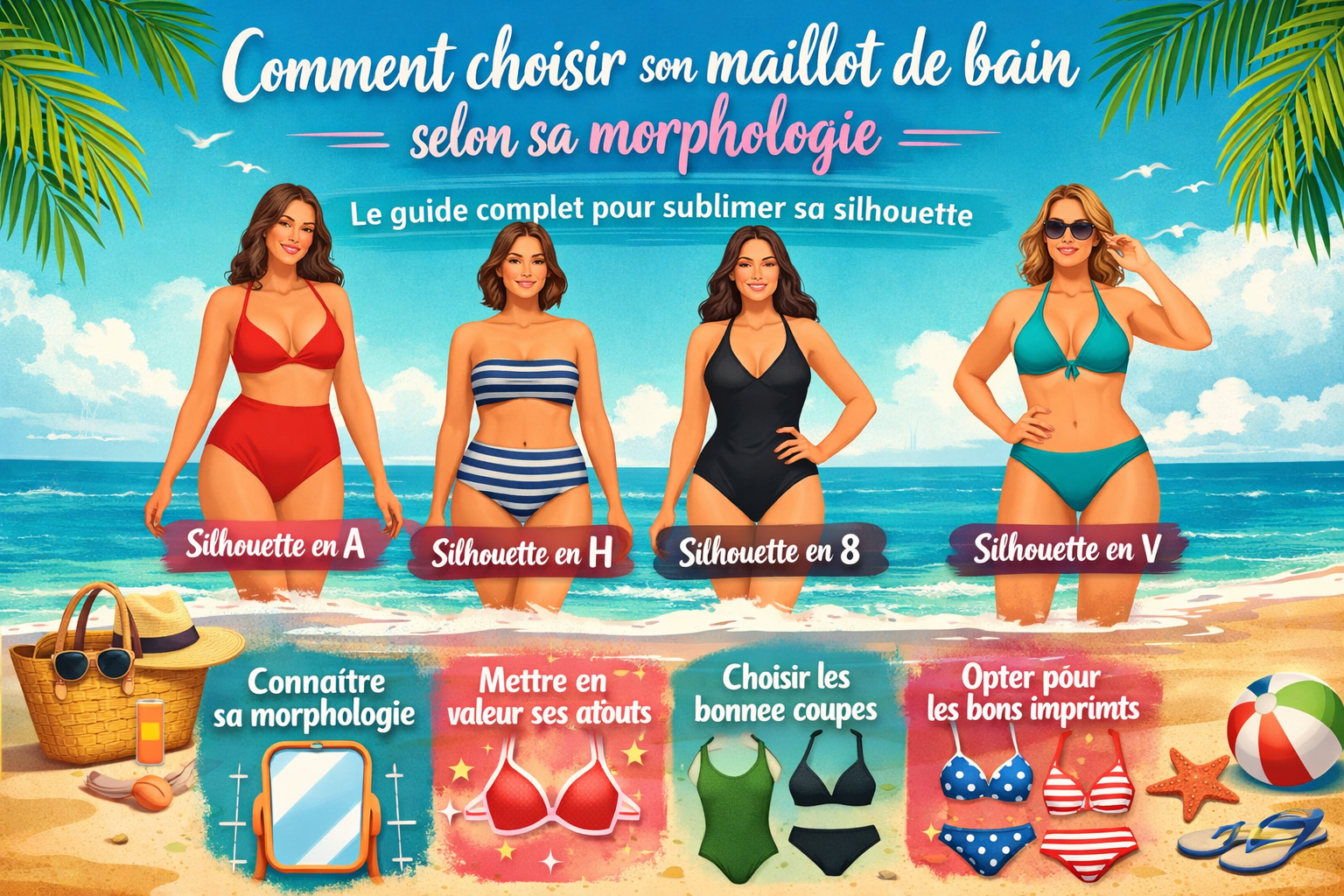 Comment choisir son maillot de bain selon sa morphologie : le guide complet pour sublimer sa silhouette