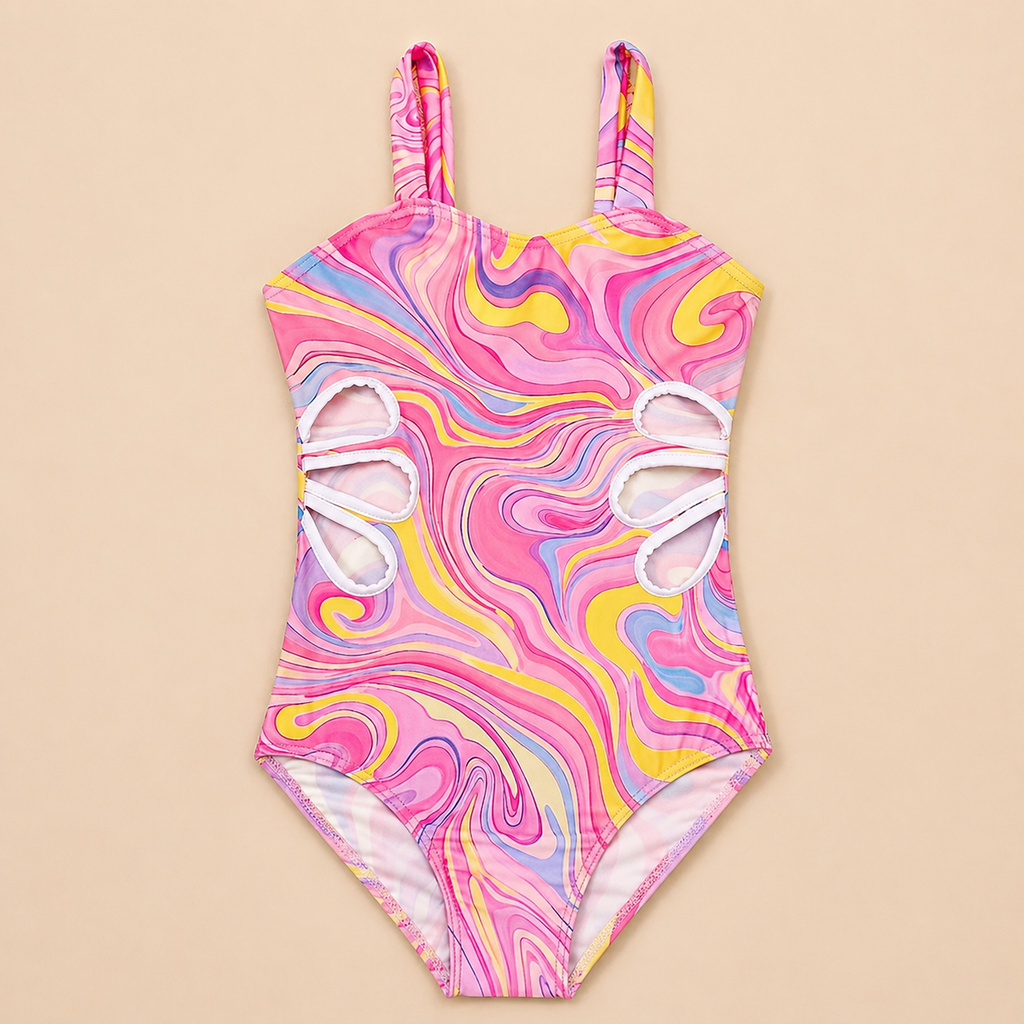 MAILLOT DE BAIN FILLE D'ÉTÉ SURF & NATATION