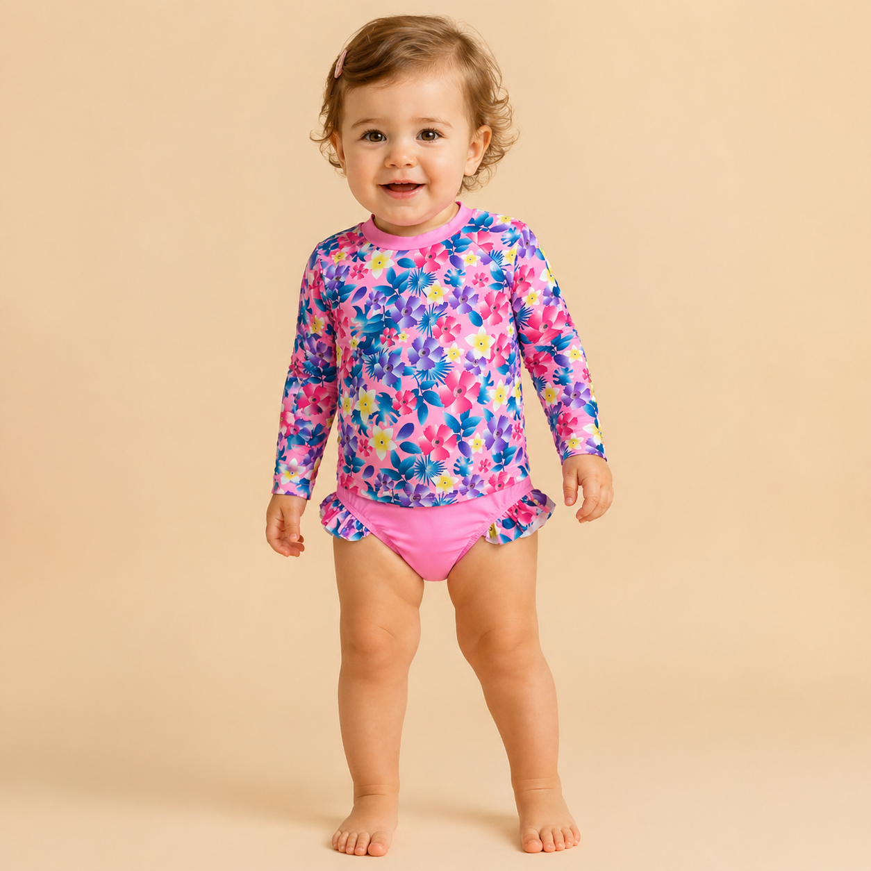 MAILLOT DE BAIN D'ENFANT 2 PIÈCES FILLE ANTI-UV