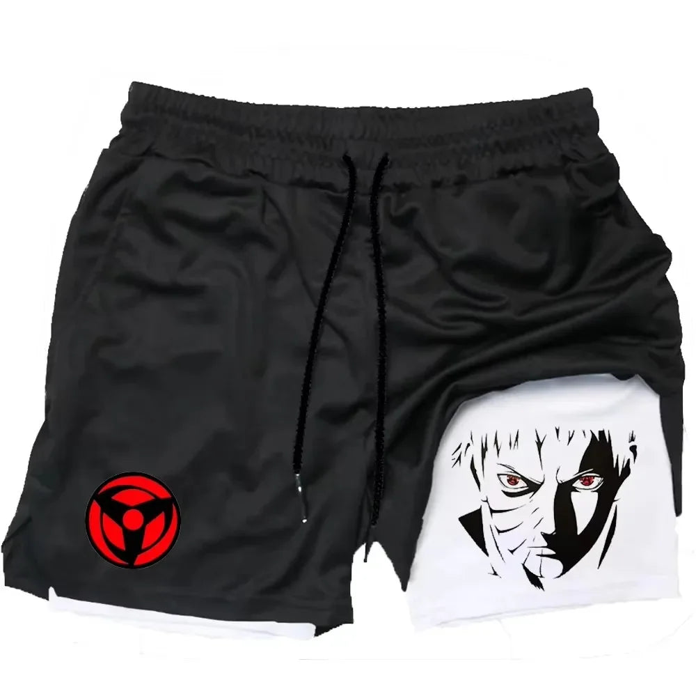 Short Homme Anime : Sport Quick Dry Casual Running Multifonction