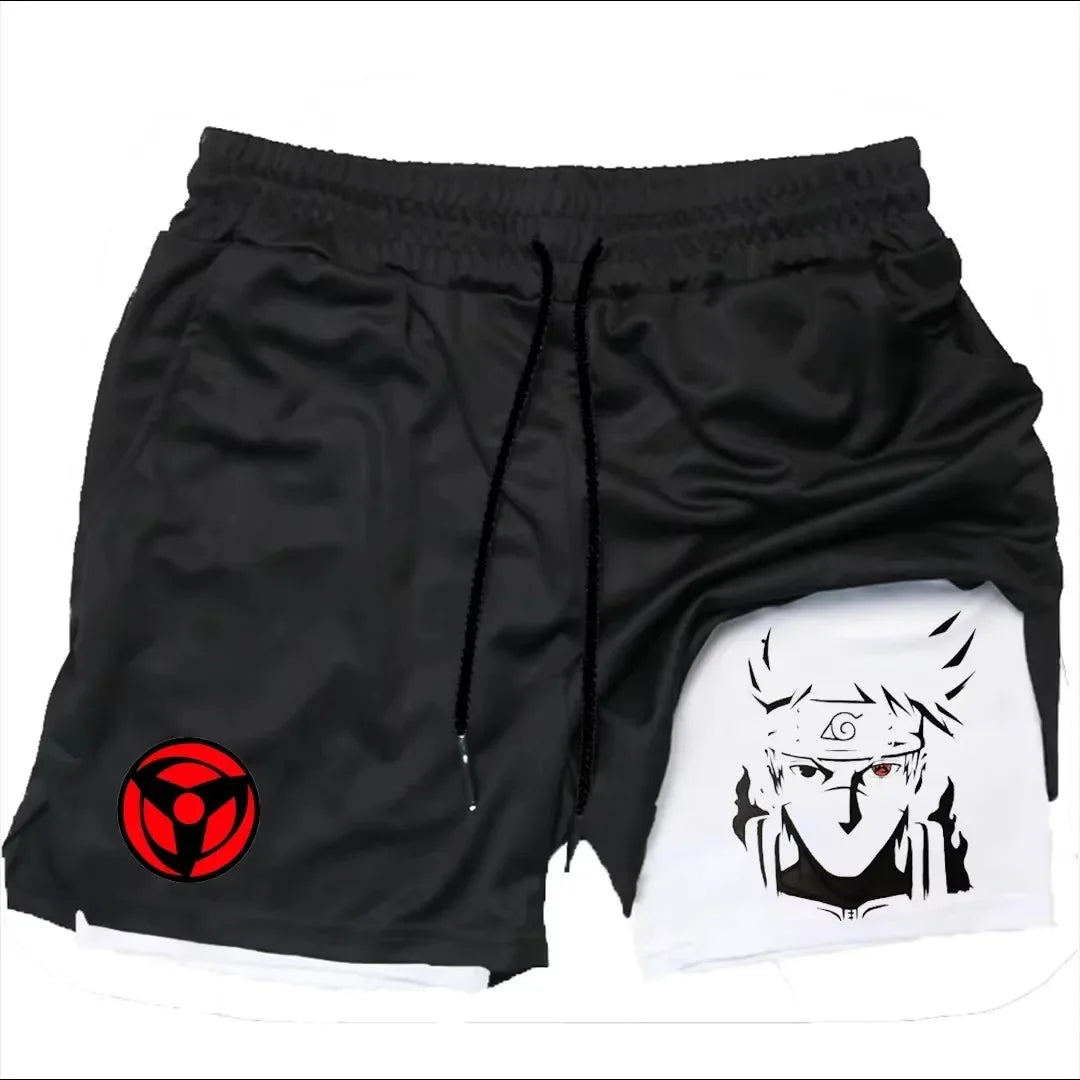 Short Homme Anime : Sport Quick Dry Casual Running Multifonction NINJA