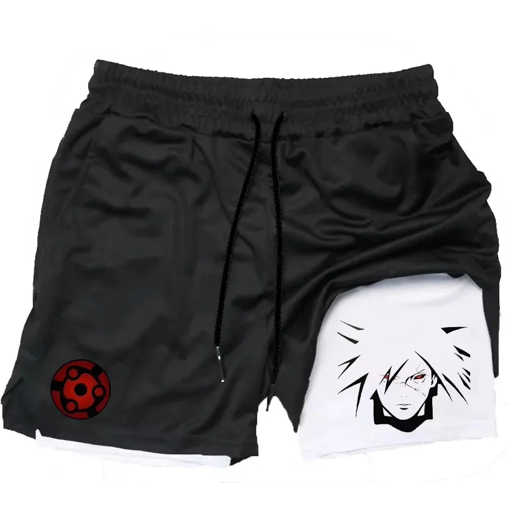Short Homme Anime : Sport Quick Dry Casual Running Multifonction SANGOKU