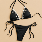 bikini femme blanc élégant