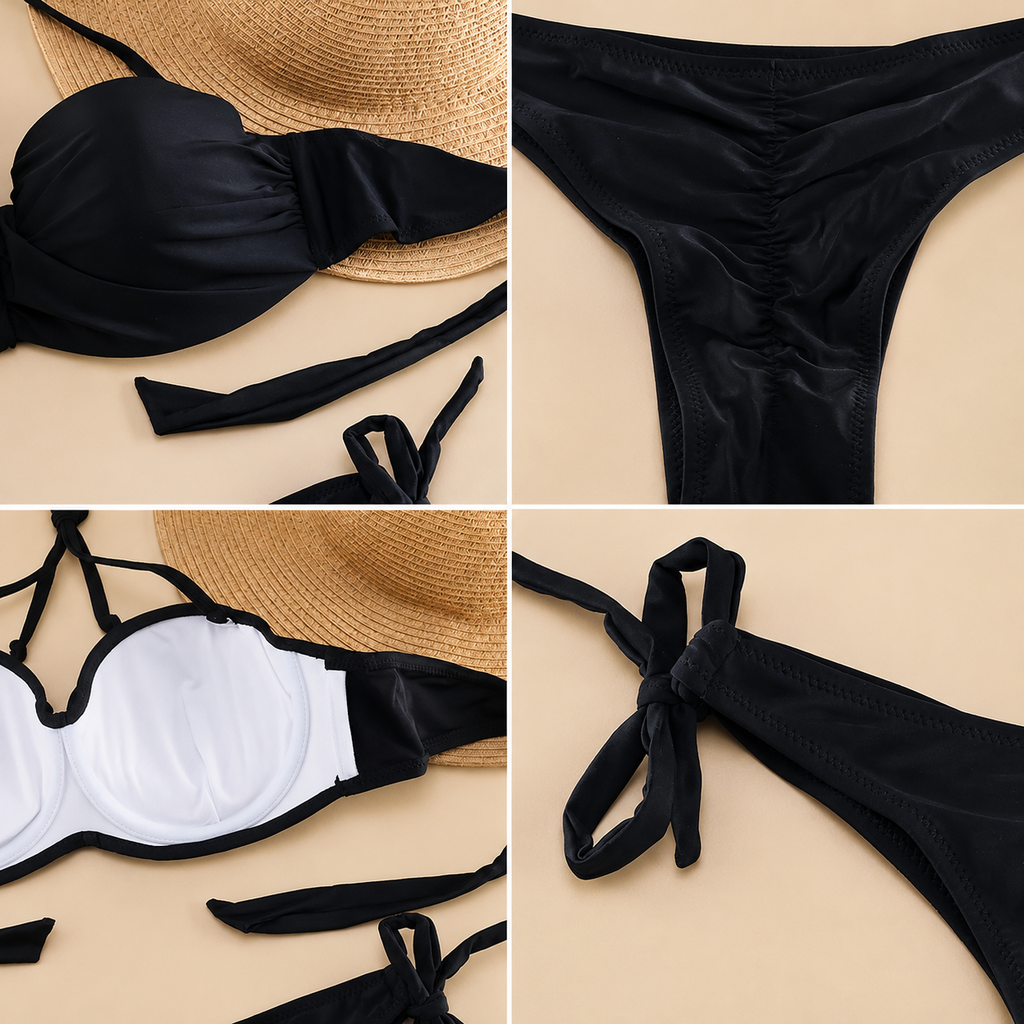 bikini femme morphologie en A